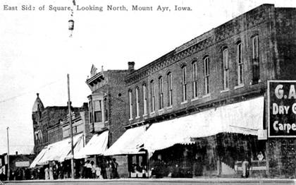 East Side of the Square, Mount Ayr, IA