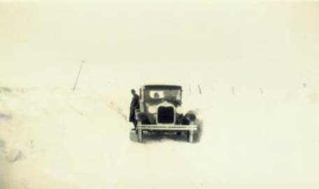 Snow Storm of 1936, either Decatur or Ringgold County, Iowa