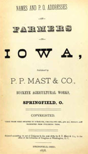 1878 Farmers Directory Cover 