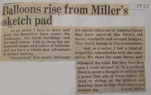 Frank Miller article on ballooning